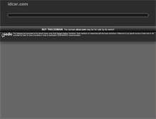 Tablet Screenshot of idcar.com